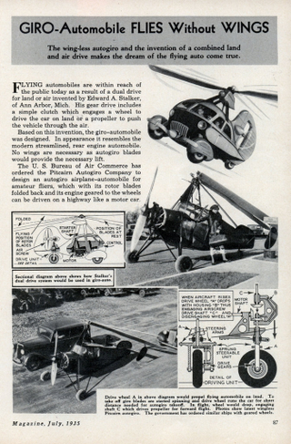 Illustration for article titled A Treasury of Flying Cars, from the Golden Age of Aviation